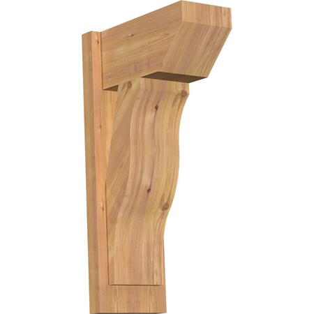 Ekena Millwork Funston Slat Smooth Outlooker, Western Red Cedar, 7 1/2"W x 14"D x 26"H OUT08X14X26FST06SWR